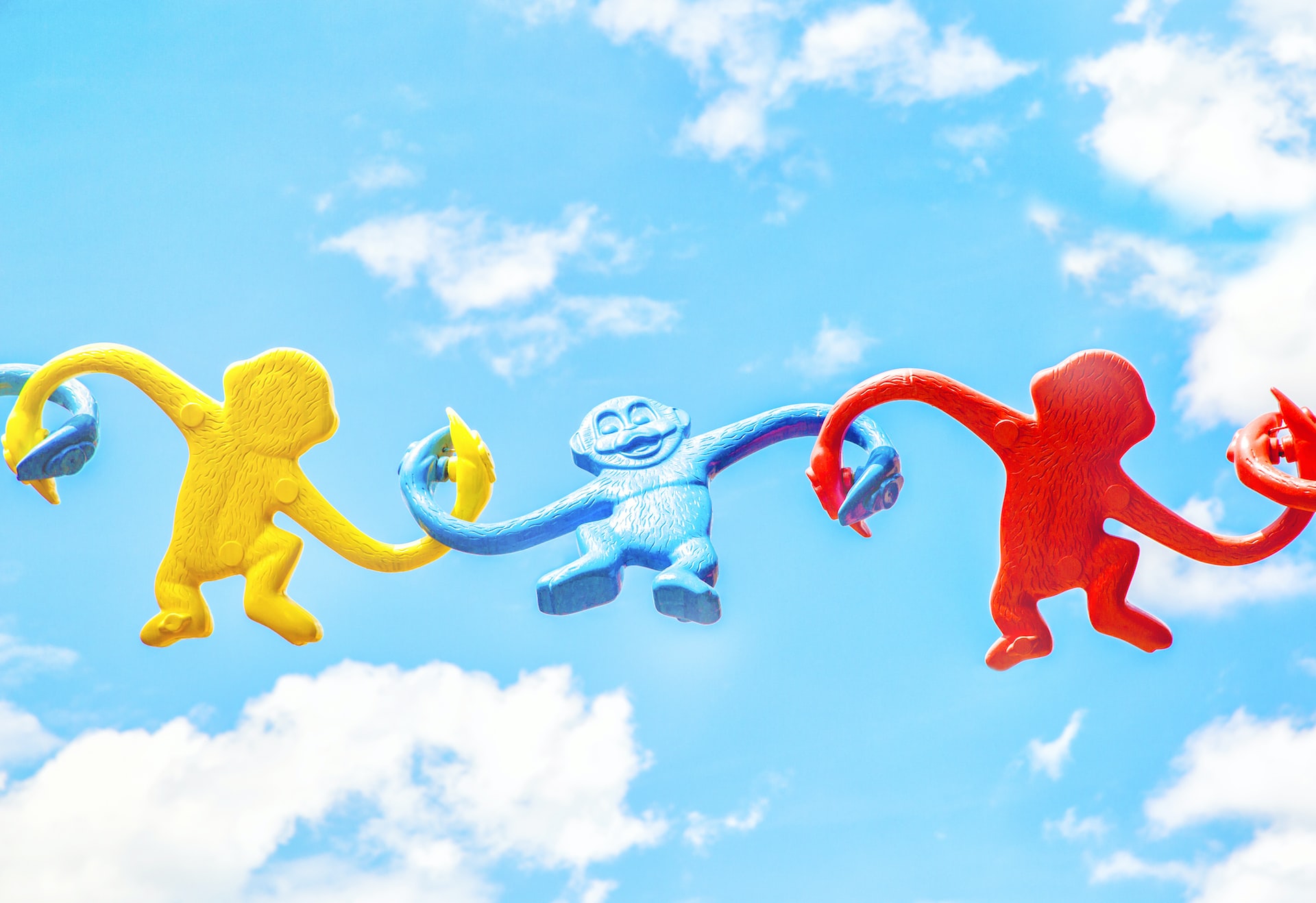 plastic monkeys